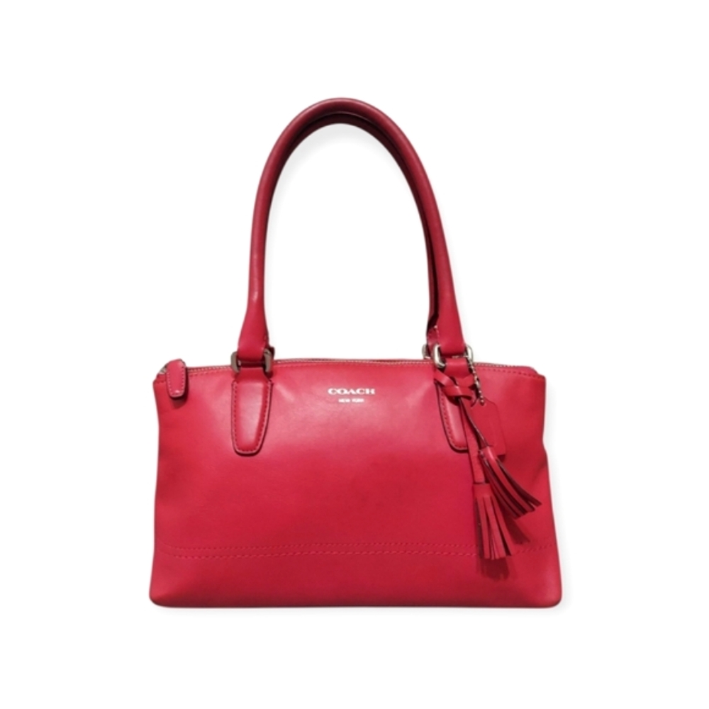 Coach Legacy Mini Leather Tassel Shoulder Bag EUC - Picture 4 of 11